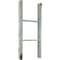 Ekena Millwork 15"W x 36"H x 3 1/2"D Vintage Farmhouse 2 Rung Ladder, Barnwood Decor Collection, Driftwood Blue DECR015X036X04LDRBU - alternate 1
